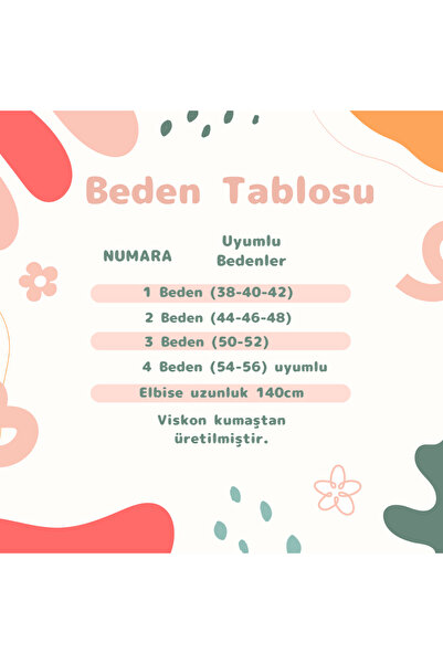 VALENS BOUTİQUE Floral Hijab Dress Şebnem