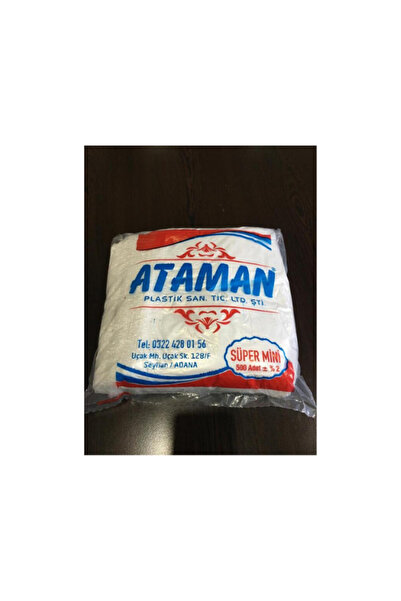 ATAMAN MİNİ HIŞIR BEYAZ POŞET 500'LÜ YUMURTA POŞETİ