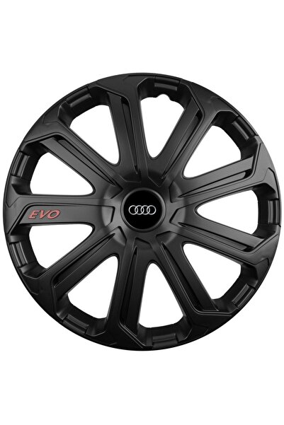 Autohelix MSA Set de 4 capace de jantă Evo negre R16, pentru Audi