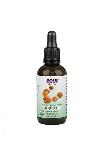Now Solutions Now, Pure Organic Argan Oil, for Hair and Skin - 59ml