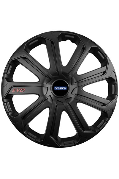 Autohelix MSA Set de 4 capace de roți Evo negre R14, pentru Volvo