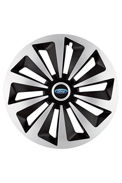 Autohelix MSA Set de 4 capace de jantă Fox Gri-Negru R17 pentru gama de mașin...