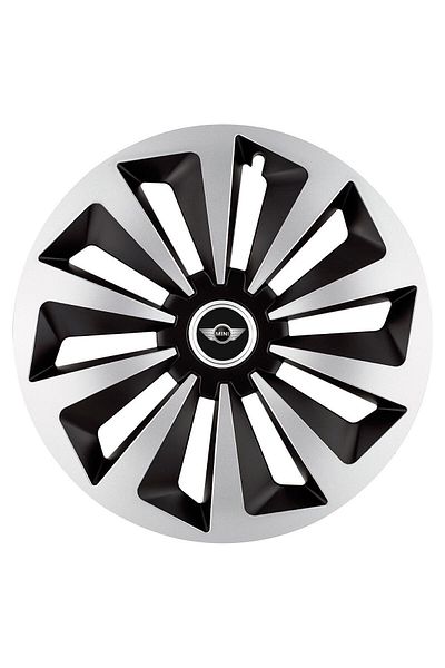 Autohelix MSA Set de 4 capace jante Fox Gri-Negru R17 pentru gama auto Mini