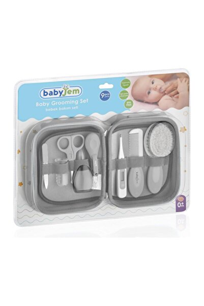 NW NessiWorld Baby Care Set 9 Pieces 363 Gray