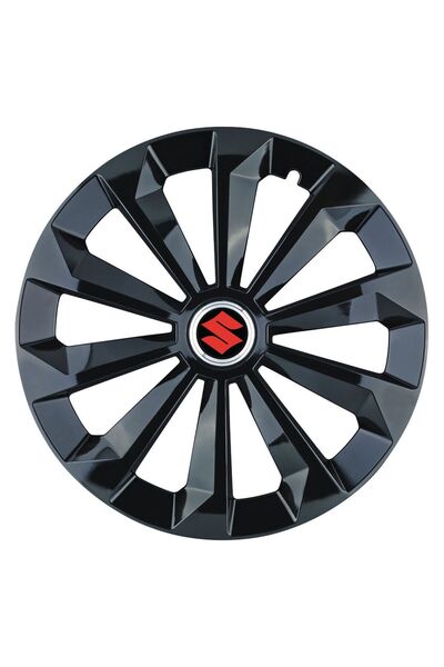 OEM Set de 4 capace de jantă Fame negre R14 pentru gama de mașini Suzuki