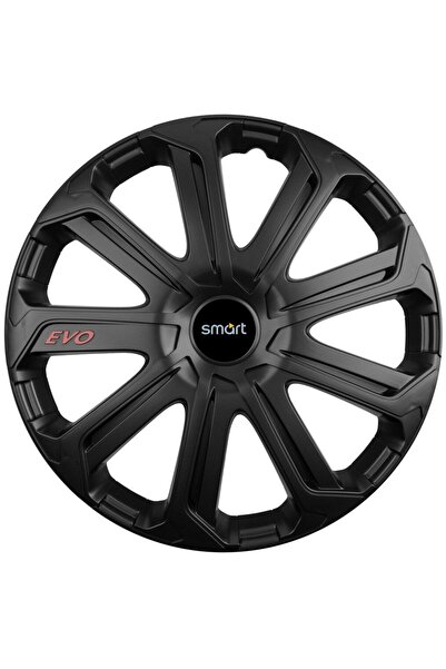 Autohelix MSA Set de 4 capace de jantă Evo negre R16, pentru Smart