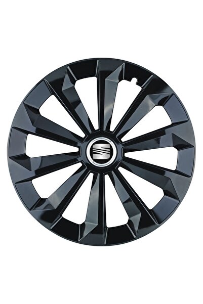 OEM Set de 4 capace de jantă Fame negre R15 pentru gama auto Seat