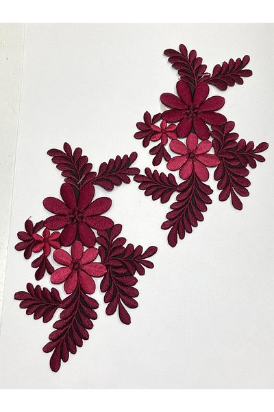 karantuhafiye Colorful Iron-On Embroidery Applique/Medium Size Colorful Applique Set of 2 # 5