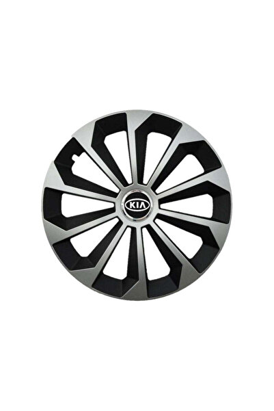 Autohelix MSA Set de 4 capace de jantă Fame gri-negru cu inel R15, pentru gam...