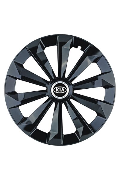 OEM Set de 4 capace de jantă Fame Black R16 pentru gama de mașini Kia