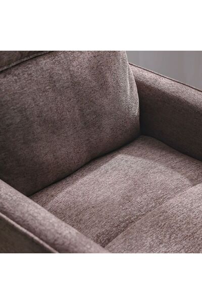 Danube Home Lathem 1 Seater Fabric Accent Chair w/ Lift + Tilt - Brown L73xW93xH102cm