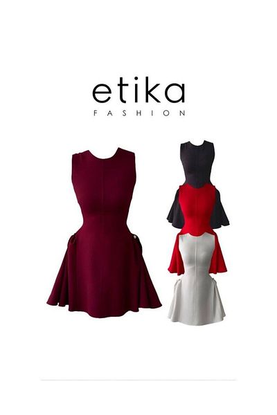 AhEs Shopping More Pearl Detailed Dress