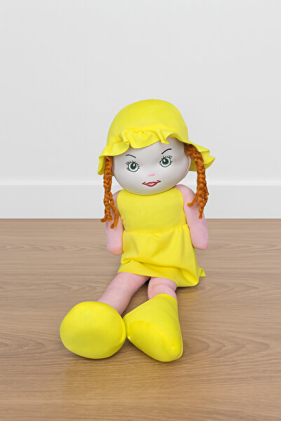 Orjin3D Safinaz Bebek, Bez Bebek , Peluş Oyuncak Bebek 60 cm