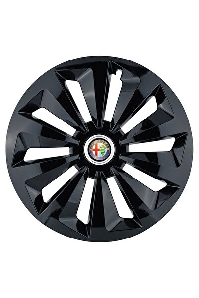 Autohelix MSA Set de 4 capace jante Fox negre R16 pentru gama de mașini Alfa ...