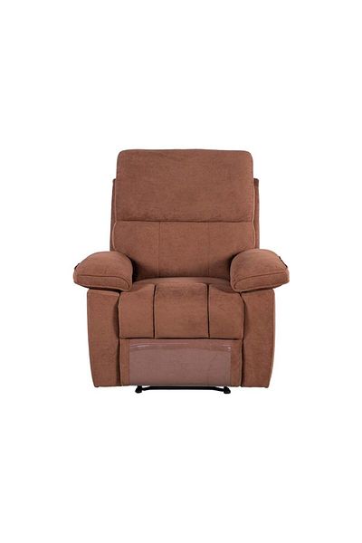 Danube Home Mendoza 1 Seater Fabric Recliner - Brown L94xW95xH103cm