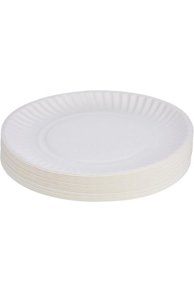 Falcon Falcon Paper Plates 9", 100 Count, White