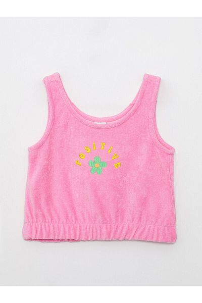 LC Waikiki Guler U Broderie Detaliată Atletă de Fată