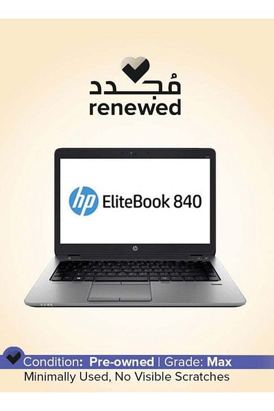 HP Pre-Owned Elitebook 840 G1 2014 14-inch Intel Core i5 4th Gen 4 GB 128 GB Intel HD Graphics Black