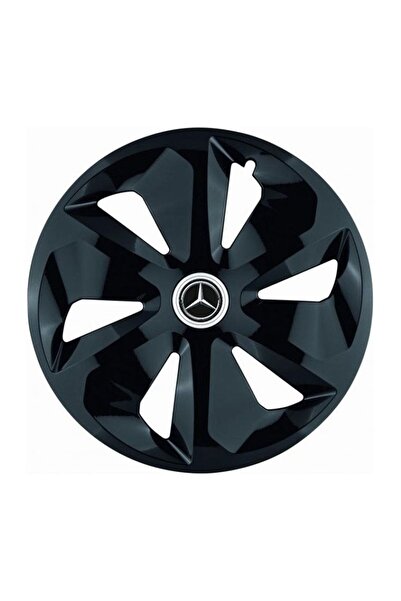 Autohelix MSA Set de 4 capace de roți Roco negre R15, pentru Mercedes-Benz