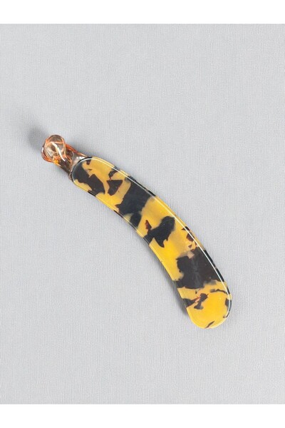 MUTENA Leopard Banana Buckle Women's Buckle - Vintage Leopard Banana Women's Bun Buckle