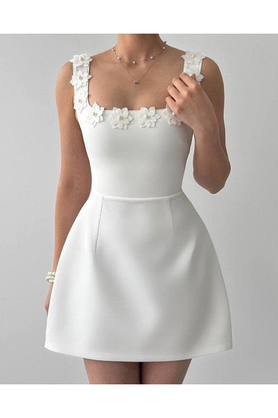 MAREANDPANDA Alyosa Dress with Flower Details