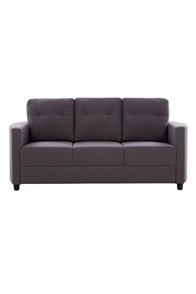 Danube Home Nottingham 3 Seater Fabric Sofa - Dark Slate Grey L186xW85xH88cm