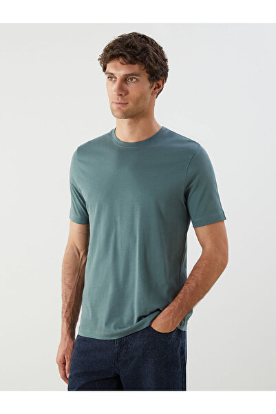 LC Waikiki New Season Crew Neck Combed Cotton Men's T-Shirt