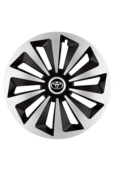 Autohelix MSA Set de 4 capace de jantă Fox Gri-Negru R17 pentru gama de mașin...