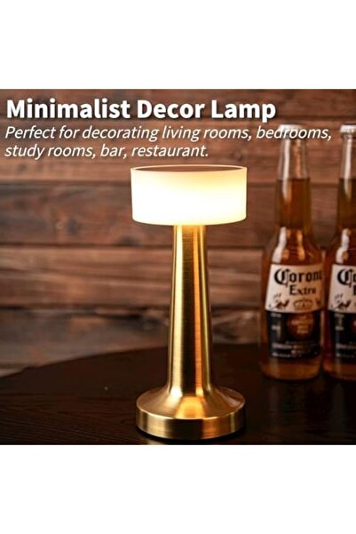 Hope LED Table Lamp Set, 3W Cordless Rechargeable, 3000K Warm Light, Touch Sensor Dimmable, 2 Pack