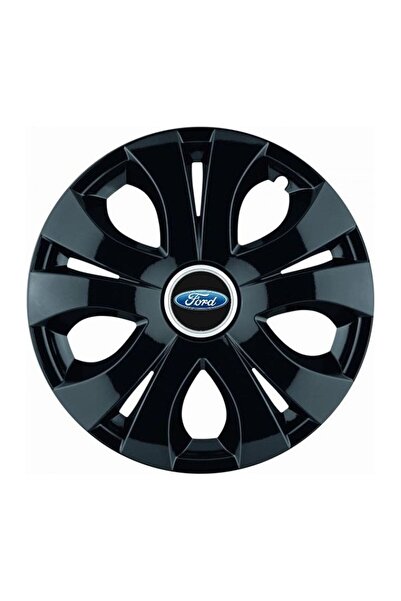 Autohelix MSA Set de 4 capace pentru roți, negru, R15, compatibile cu Ford
