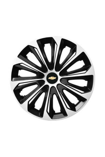 Autohelix MSA Set de 4 capace de jantă argintii extra rezistente R15 pentru g...