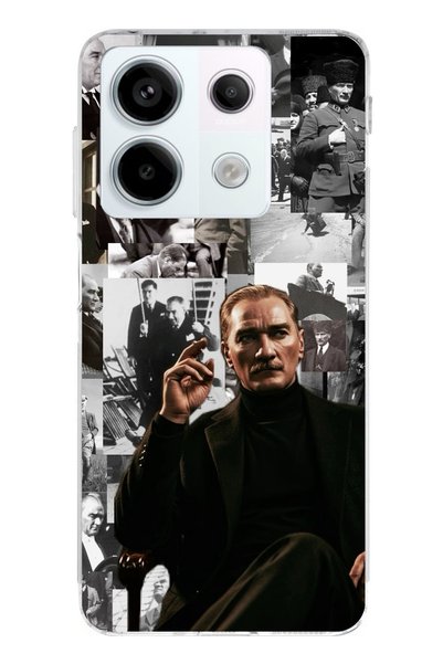 TechTree Redmi Note 13 Pro 5G Compatible Mustafa Kemal Atatürk Collage Clear ...