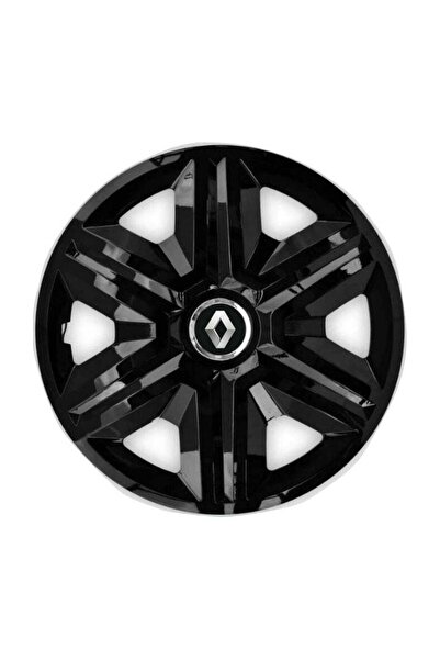Autohelix MSA Set de 4 capace de roată rapide negre R15 pentru gama de mașini Renault