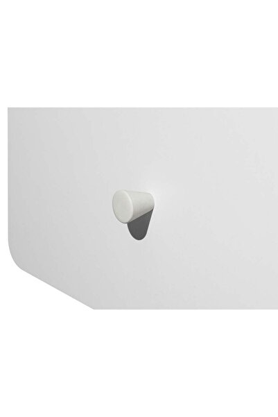 Danube Home Kinder 2 Door Wardrobe - White/Sonoma Oak L80xW45xH180cm