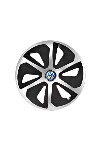 Autohelix MSA Set de 4 capace de jantă Roco Gri-Negru R16 pentru gama auto VW