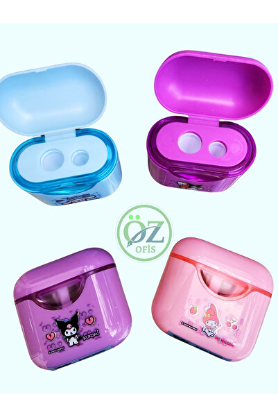 ÖZ OFİS Kuromi My Melody Cinnamoroll Çift Bıçaklı Pods Kalemtıraş 1 adet