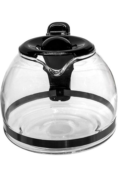 DLC D LC Coffee Machine Jug, Carafes, Coffee Machine Pot Replacement, 1200ml Capacity, Black