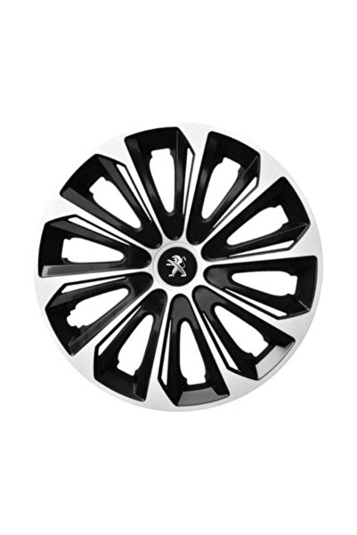 Autohelix MSA Set de 4 capace de jantă argintii extra rezistente R15 pentru g...