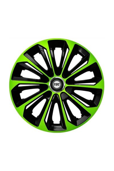 Autohelix MSA Set de 4 capace de jantă R14 verzi extra rezistente pentru gama...