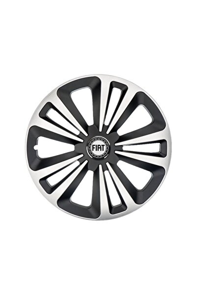 Autohelix MSA Set de 4 capace de jantă Terra Gri-Negru R16, pentru gama Fiat