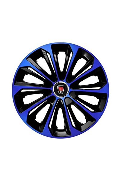 Autohelix MSA Set de 4 capace de jantă R15 albastre extra rezistente pentru g...