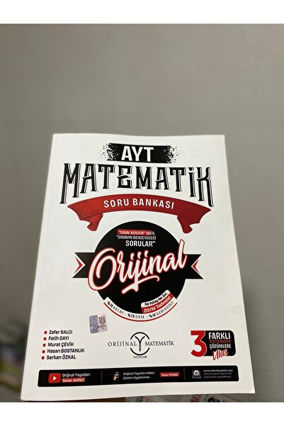 Yanıt Yayınları ORJİNAL AYT MATEMATİK SORU BANKASI YENİ BASKI
