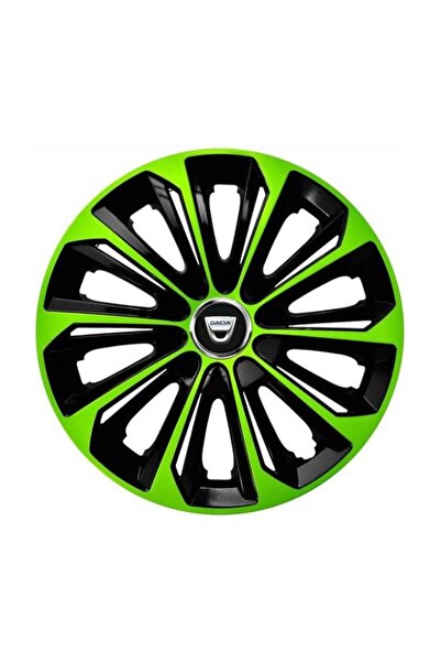 Autohelix MSA Set de 4 capace de jantă R16 verzi extra rezistente pentru gama...