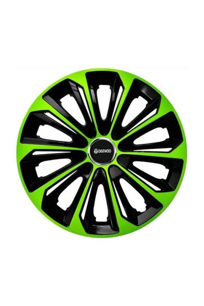 Autohelix MSA Set de 4 capace de jantă R16 verzi extra rezistente pentru gama...