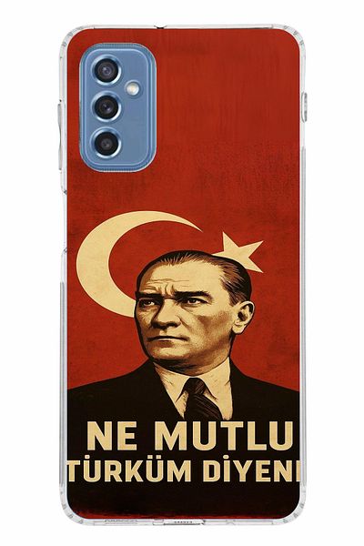 TechTree حافظة سيليكون شفافة متوافقة مع هاتف Samsung Galaxy M52