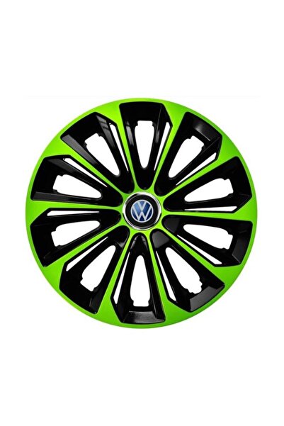 Autohelix MSA Set de 4 capace roți extra rezistente, verzi, R16, pentru gama auto VW