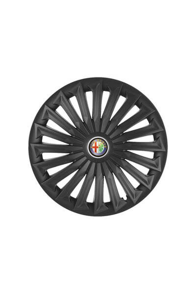 Autohelix MSA Set de 4 capace de jantă Joy R15 pentru gama de mașini Alfa Romeo