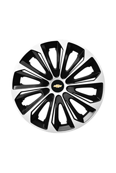 Autohelix MSA Set de 4 capace de jantă argintii R14 extra rezistente pentru g...