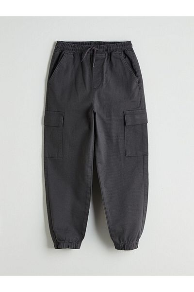 LC Waikiki Pantaloni de jogger cargo pentru băieți cu talie elastică