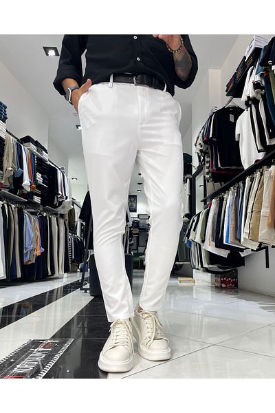 higo Anti-Wrinkle Slim Fit Men's Trousers